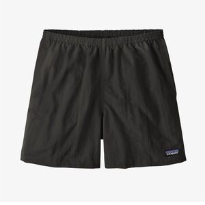 Patagoina Men's Baggie Shorts 5" inseam- (Black) Cutout mesh lining